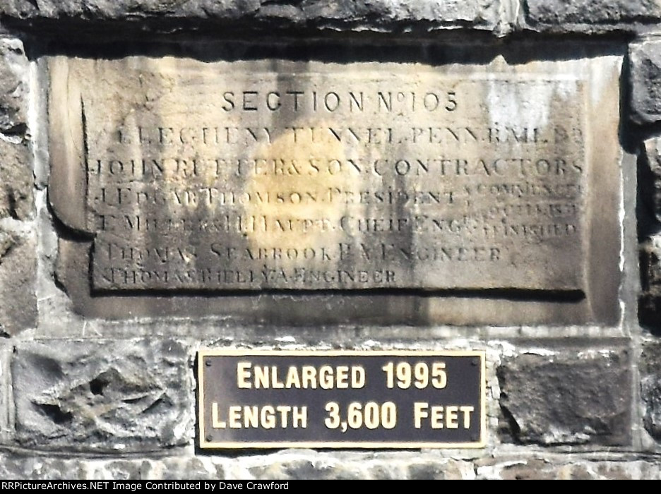 Tunnel Inscription